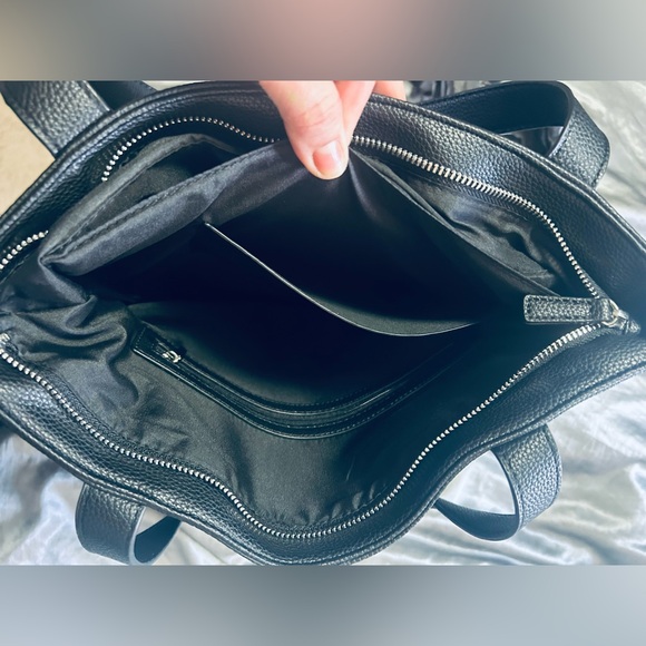 #2 Beautiful brand, new leather, gray matter, shoulder bag. - Picture 4 of 8